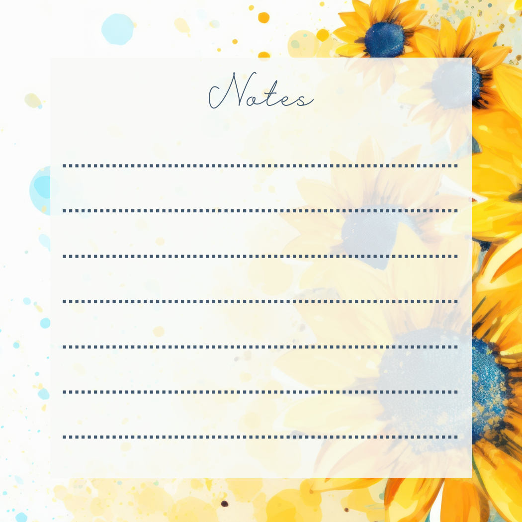 The Bloom Collection- Floral Notepads