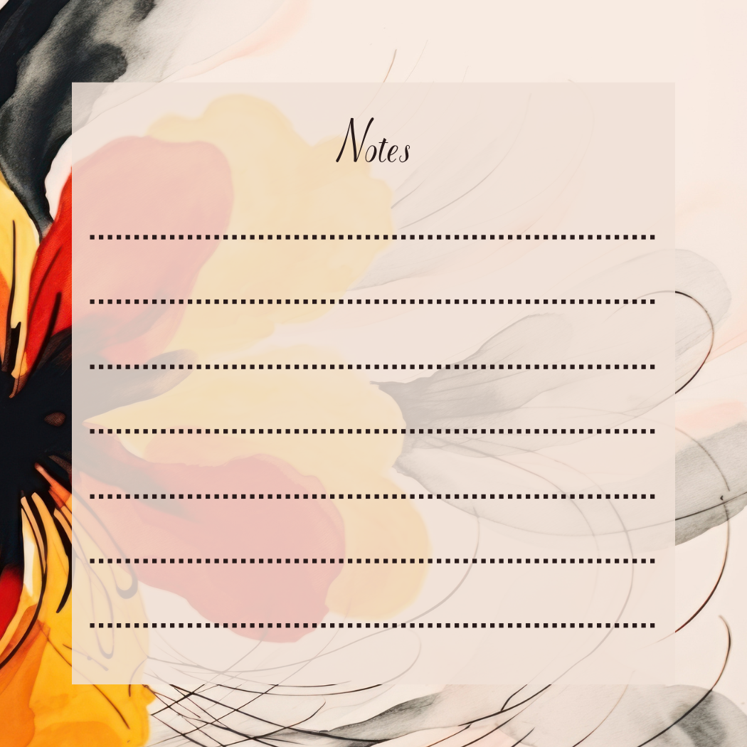 The Bloom Collection- Floral Notepads