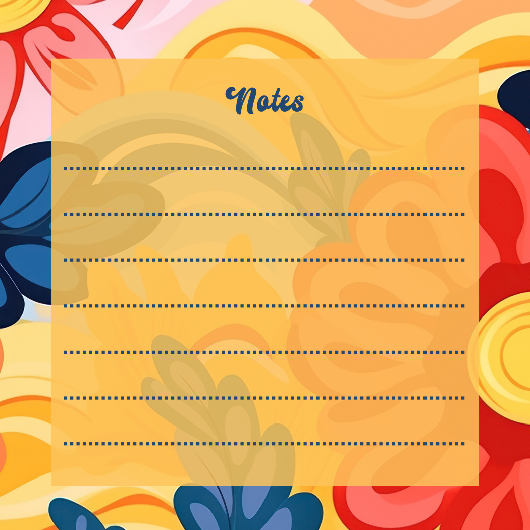 The Bloom Collection- Floral Notepads