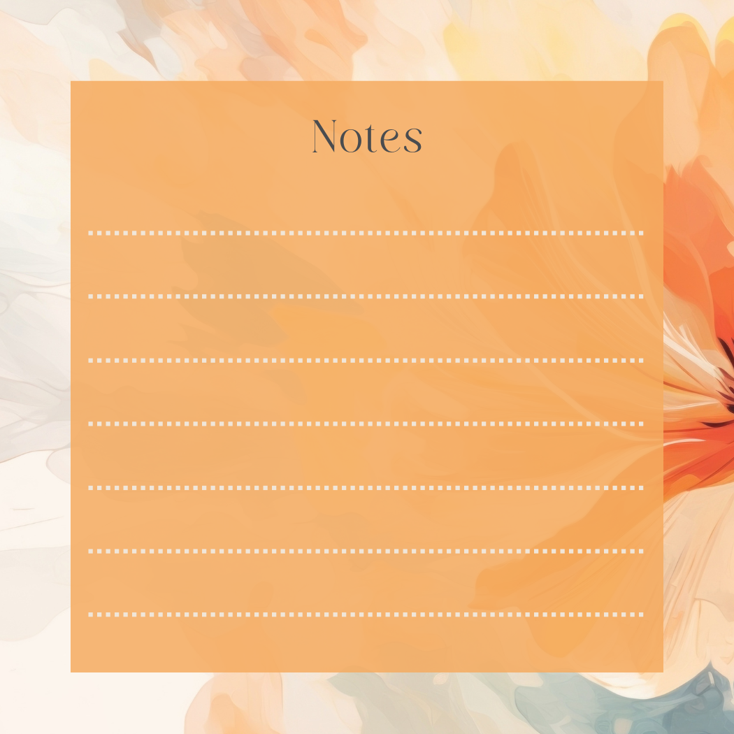 The Bloom Collection- Floral Notepads