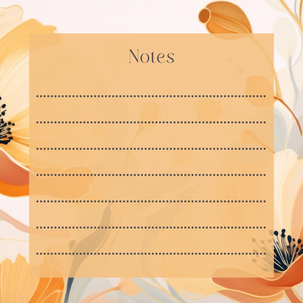 The Bloom Collection- Floral Notepads