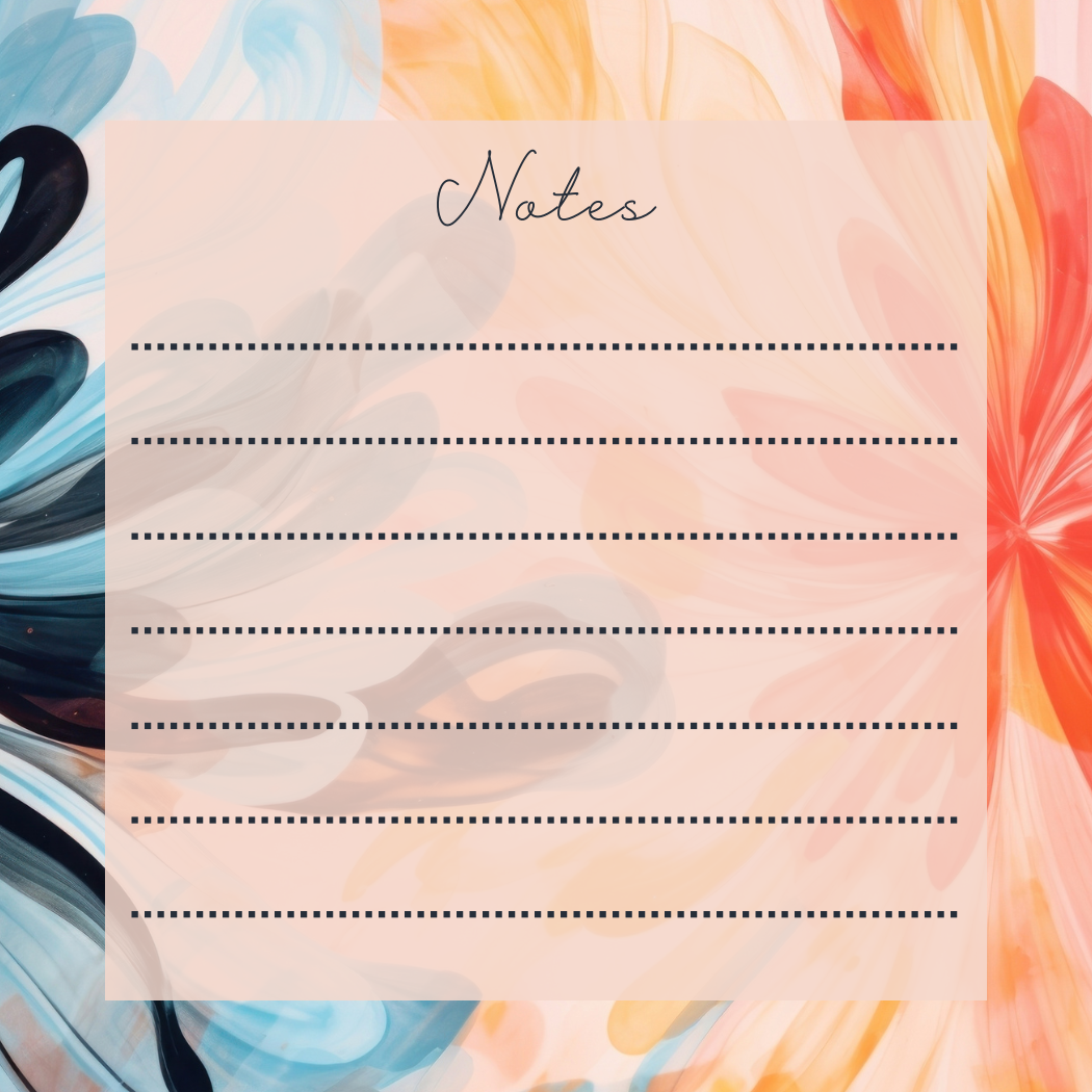 The Bloom Collection- Floral Notepads
